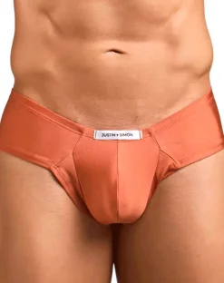 Justin+simon Xsj22 Cheek Briefs Ochre