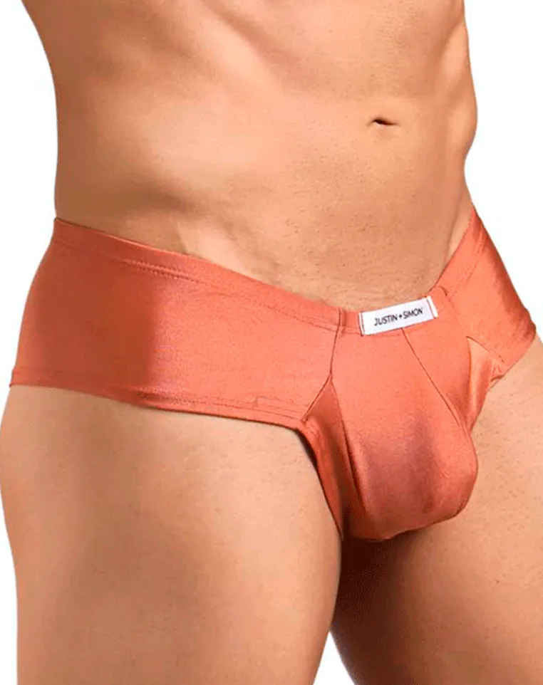 Justin+simon Xsj22 Cheek Briefs Ochre