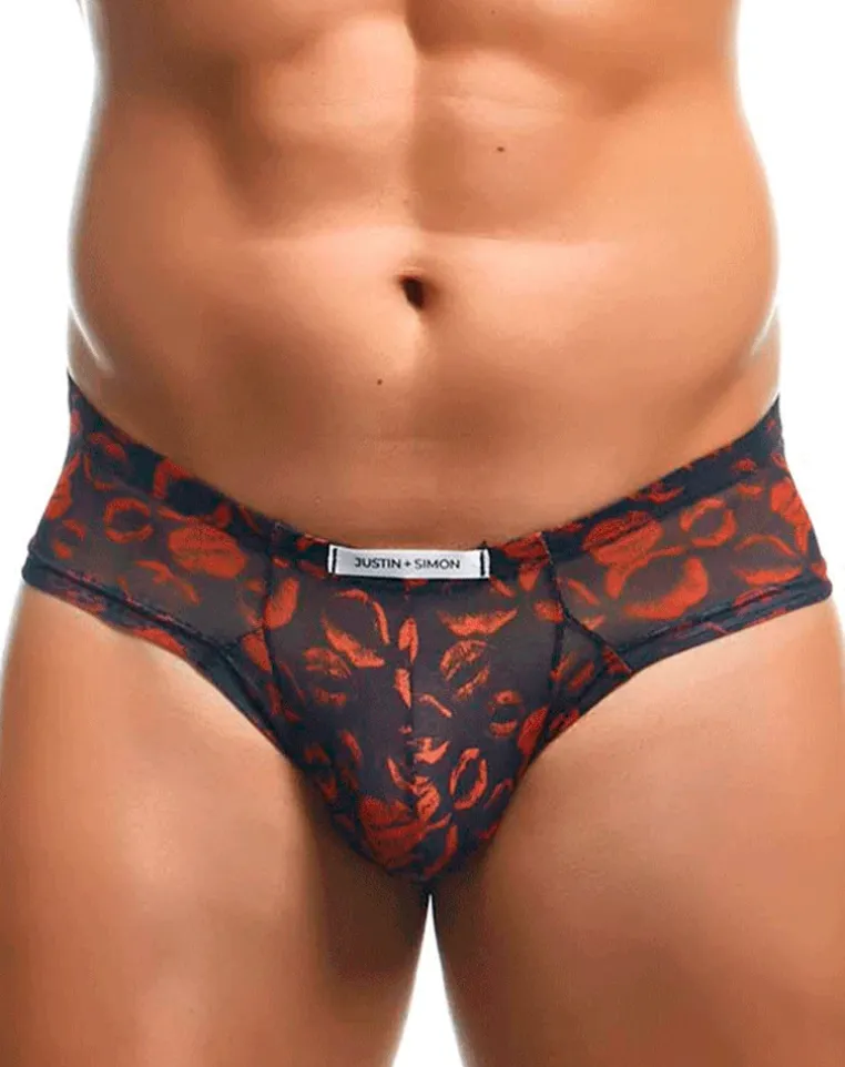 Justin+simon Xsj22 Cheek Briefs Lips