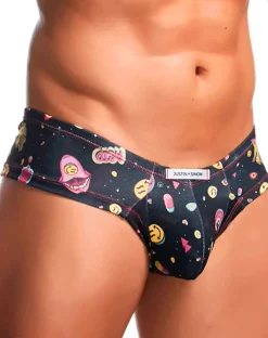 Justin+simon Xsj22 Cheek Briefs Psycodelic