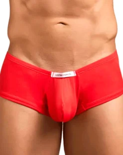 Justin+simon Xsj13 Cheeky Bulge Boxer Peach Red