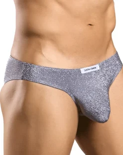 Justin+simon Xsj01 Classic Silky Bikini Lurex Gray