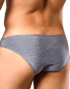 Justin+simon Xsj01 Classic Silky Bikini Lurex Gray