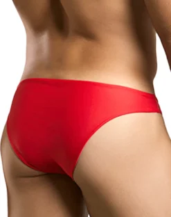 Justin+simon Xsj01 Classic Silky Bikini Red