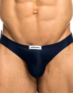 Justin+simon Xsj01 Classic Silky Bikini Navy