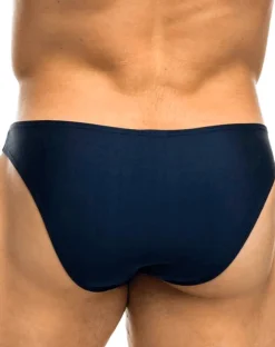 Justin+simon Xsj01 Classic Silky Bikini Navy