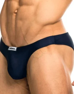 Justin+simon Xsj01 Classic Silky Bikini Navy