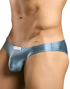 Justin+simon Xsj01 Classic Silky Bikini Metal Green