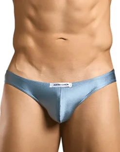 Justin+simon Xsj01 Classic Silky Bikini Metal Green