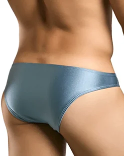 Justin+simon Xsj01 Classic Silky Bikini Metal Green