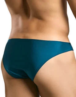 Justin+simon Xsj01 Classic Silky Bikini Opal Green