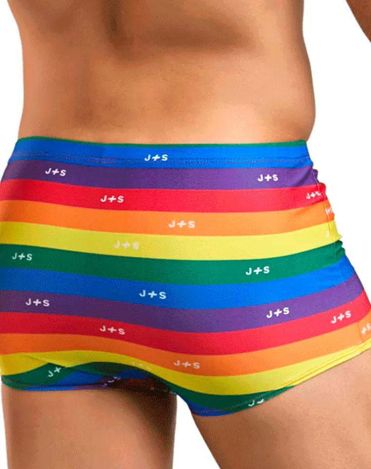Justin+simon Xsj08 Classic Trunks Pride Flag