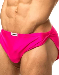 Justin+simon Xsj09 Running Shorts Hot Pink