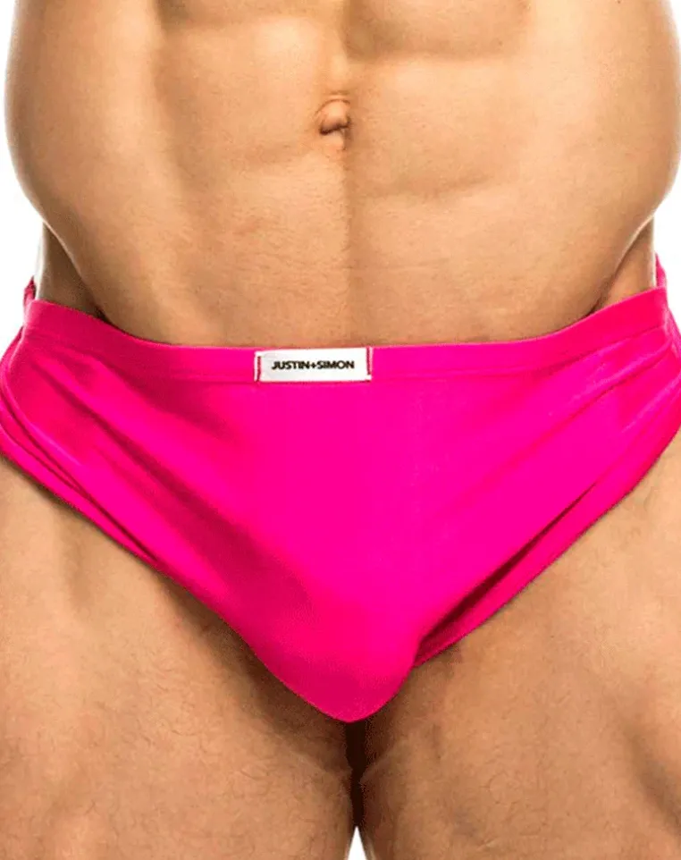 Justin+simon Xsj09 Running Shorts Hot Pink