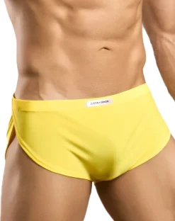 Justin+simon Xsj09 Running Shorts Yellow