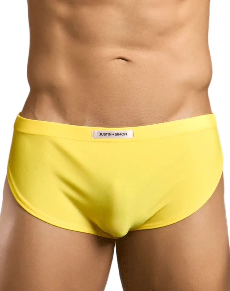Justin+simon Xsj09 Running Shorts Yellow