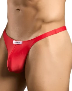 Justin+simon Xsj03 Silky Sexy Thongs Red