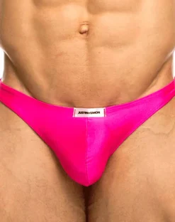 Justin+simon Xsj03 Silky Sexy Thongs Pink