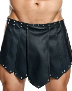 Malebasics Dmbl10 Dngeon Roman Skirt Black