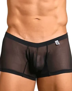 Malebasics Mbl78 Lace Trunks Black Mesh