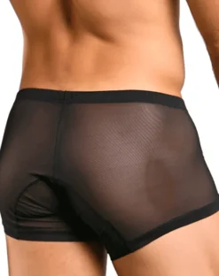 Malebasics Mbl78 Lace Trunks Black Mesh