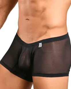 Malebasics Mbl78 Lace Trunks Black Mesh