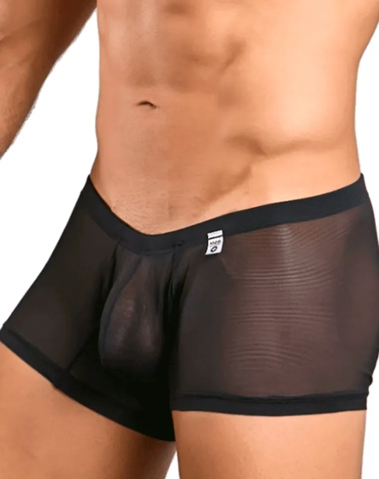 Malebasics Mbl78 Lace Trunks Black Mesh