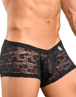 Malebasics Mbl78 Lace Trunks Black Lace