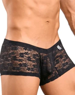 Malebasics Mbl78 Lace Trunks Black Lace