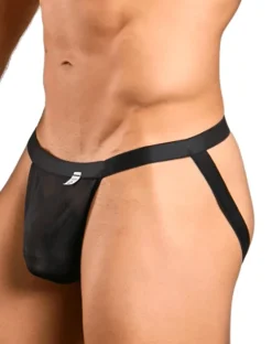 Malebasics Mbl82 Sexy Jockstrap Black Mesh