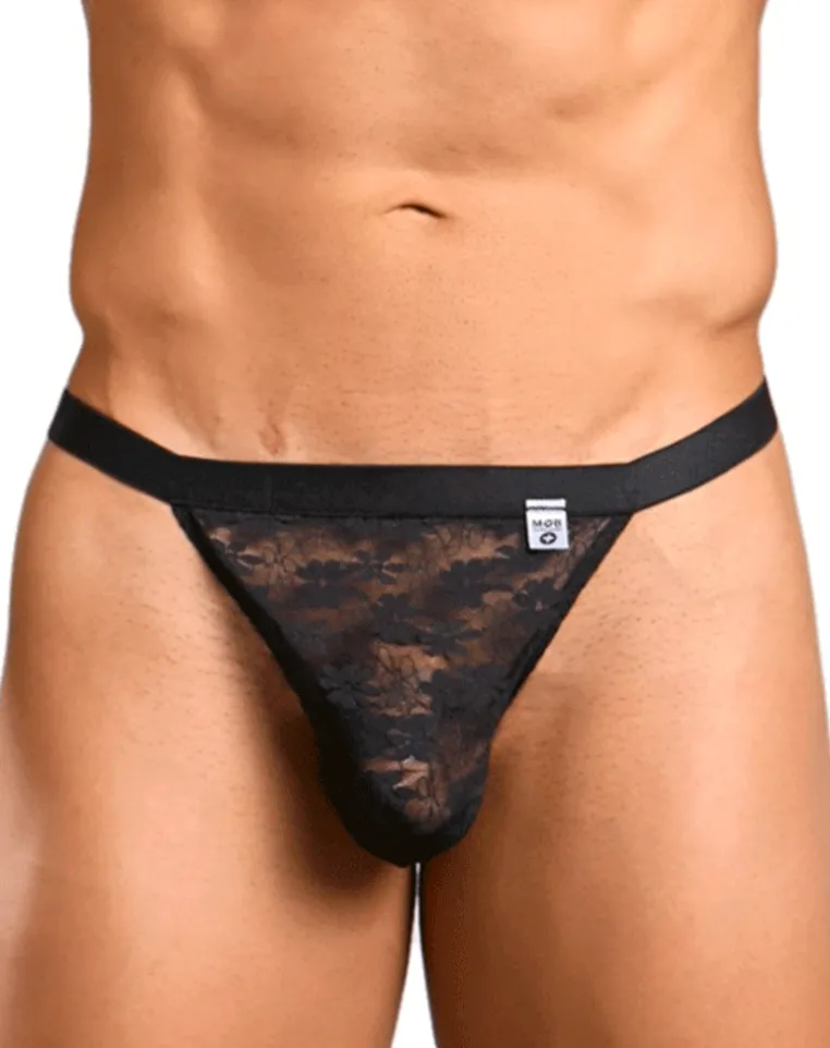 Malebasics Mbl82 Sexy Jockstrap Black Lace