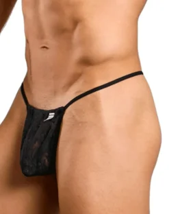 Malebasics Mbl59 Sinful Thongs Black Lace