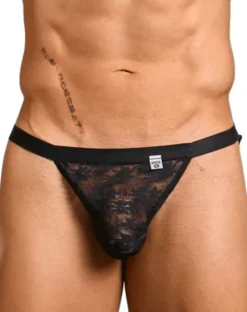 Malebasics Mbl85 Y Sexy Thongs Black Lace