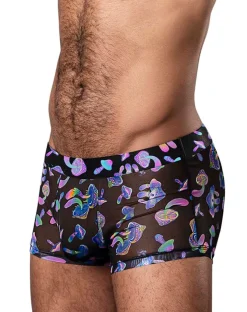 Male Power 145-294 Hazy Dayz Pouch Short Mushrooms