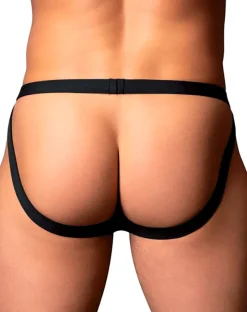 Male Power 349-300 Hot Mesh Jock Black-red