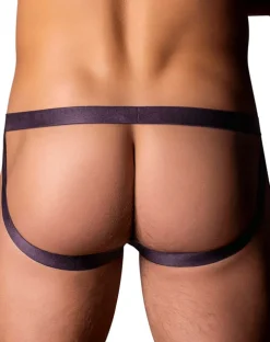 Male Power 386-291 Love Star Jock With Ring Purple