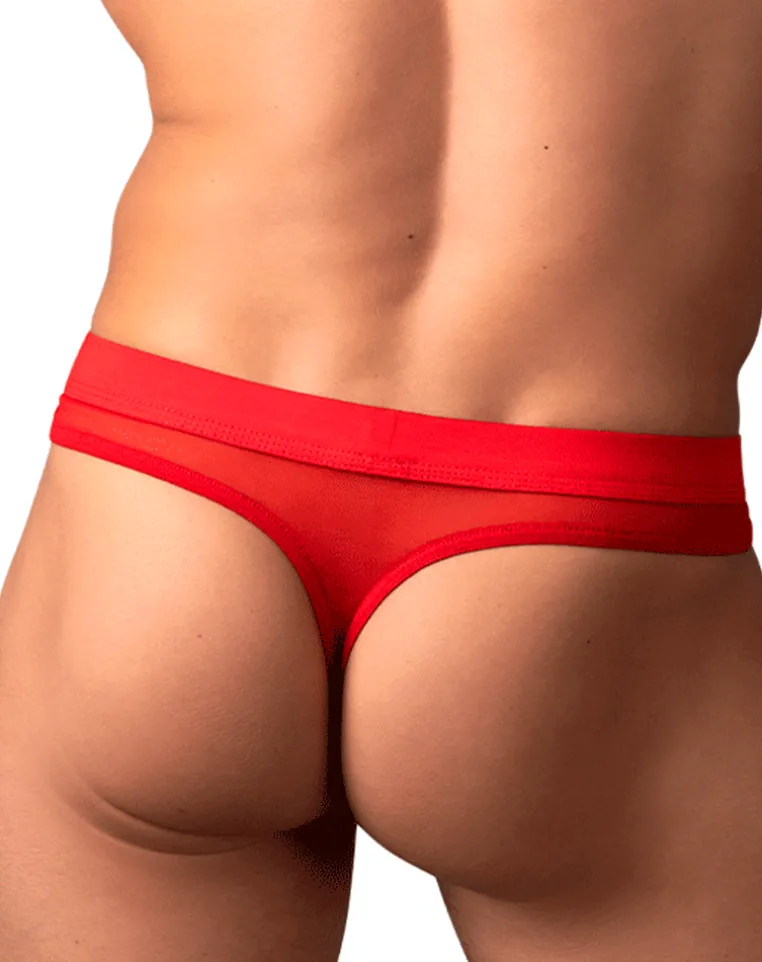 Male Power 442-307 Mesh 2 Bong Thong Red