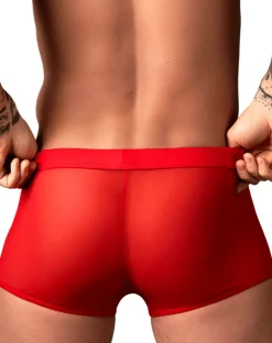 Male Power 145-307 Mesh 2 Mini Short Red