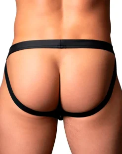 Male Power 346-298 Oh Snap Snap Off Jock Black