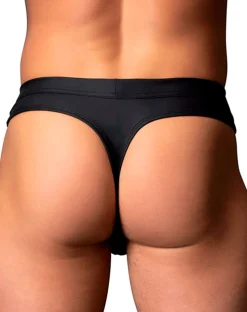 Male Power 410-298 Oh Snap Snap Off Thong Black
