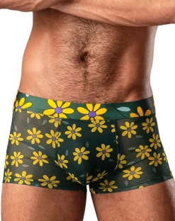 Male Power 145-285 Petal Power Pouch Short Daisy Print
