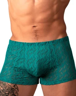 Male Power 150-305 Ripple Pouch Short Teal