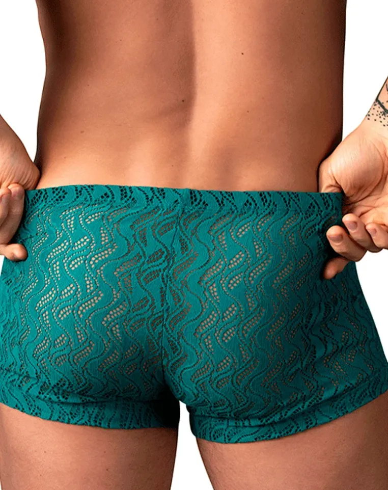 Male Power 150-305 Ripple Pouch Short Teal
