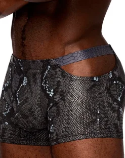 Male Power 153-282 S-naked Pouch Short Black-blue