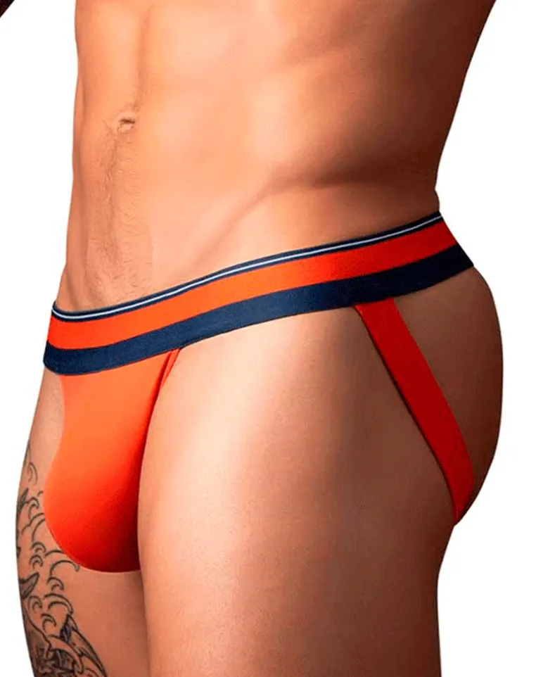 Male Power 349-299 Soo Cumfy Jock Orange