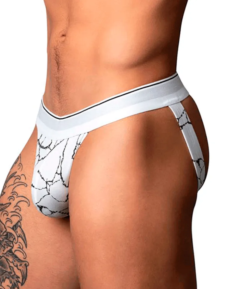Male Power 349-299 Soo Cumfy Jock White-black