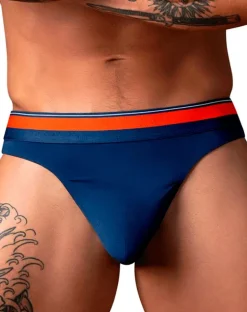 Male Power 412-299 Soo Cumfy Thong Navy