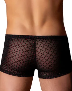 Male Power Trunk 143-296 Widow Maker Front Pouch Red diamond - Black