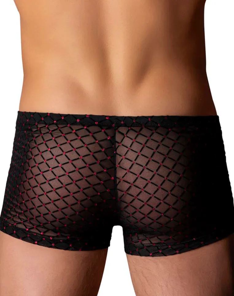 Male Power Trunk 143-296 Widow Maker Front Pouch Red diamond - Black