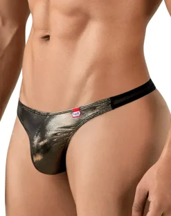 Pikante 2123 Glitters Thongs Black